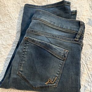 Express Women's Denim Barely Boot Jeans